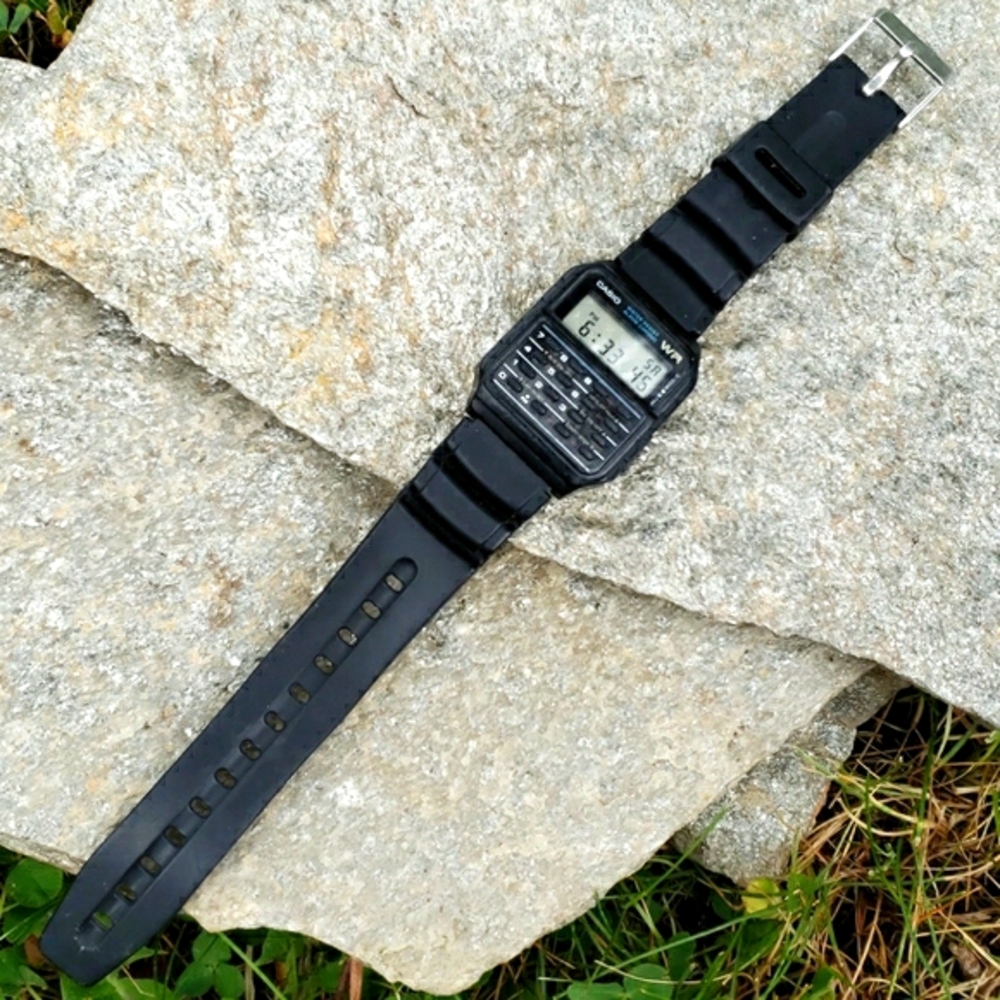 Vintage Casio Calculator Alarm Chrono Wrist Watch - Picture 5 of 8